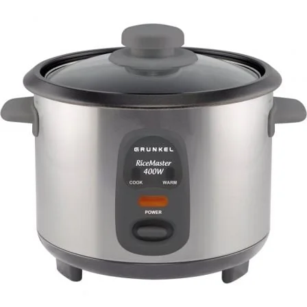 Panela de Arroz Grunkel RC-1L 400W Capacidade 1L Antiaderente Aço Inoxidável