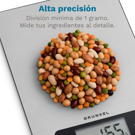 Balança de Cozinha Eletrónica Grunkel BC-COOKXT/ até 5kg/ Prata - Imagem 3