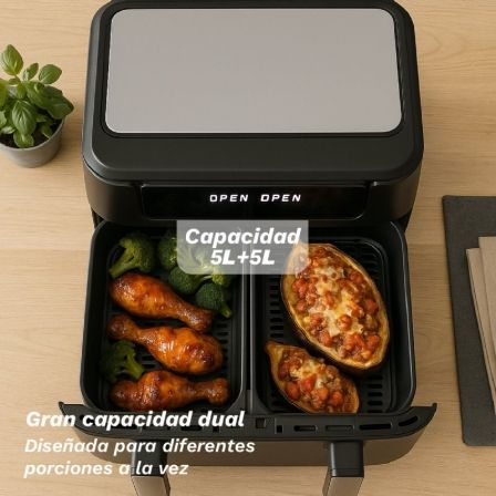 Fritadeira de Ar Airfryer / Sem Óleo Grunkel Dualflexifryer/ 2800W/ Capacidade 10L - Imagem 4