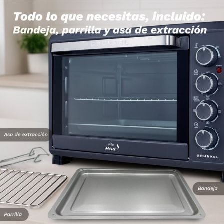 Forno de Bancada Grunkel HR-38PRO/ 2000W/ Capacidade 38L/ Preto - Imagem 2