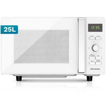 Microondas Grunkel MWD-25FLAT/ 800W/ Capacidade 25L/ Branco