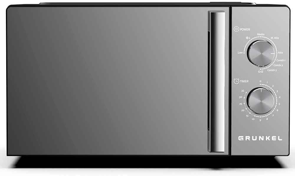 Microondas Grunkel MWG-20ESPEJO/ 800W/ Capacidade 20L/ Função Grill/ Preto - Imagem 8