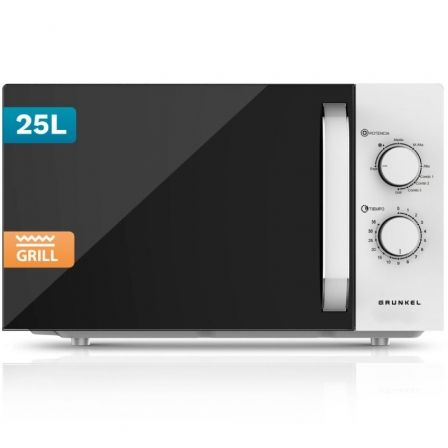 Microondas Grunkel MWG-25GRILL/ 850W/ Capacidade 25L/ Função Grill/ Branco