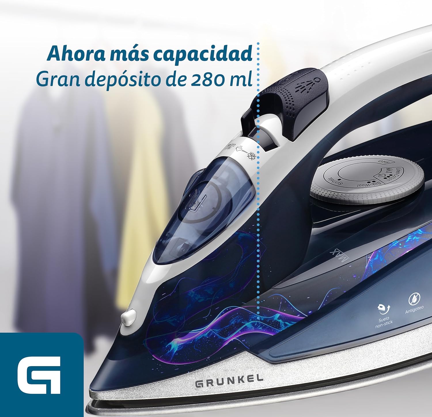 Ferro Grunkel PL-22NS/ 2200W/ Depósito 280ml - Imagem 4