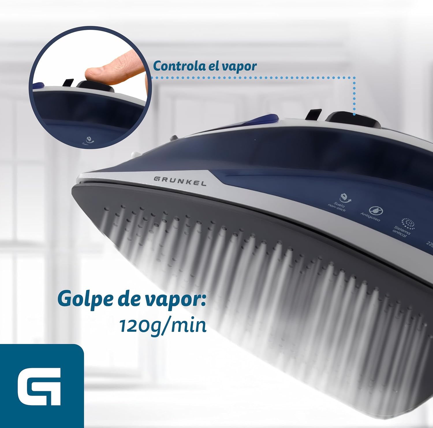 Ferro Grunkel PL-22NS/ 2200W/ Depósito 280ml - Imagem 5