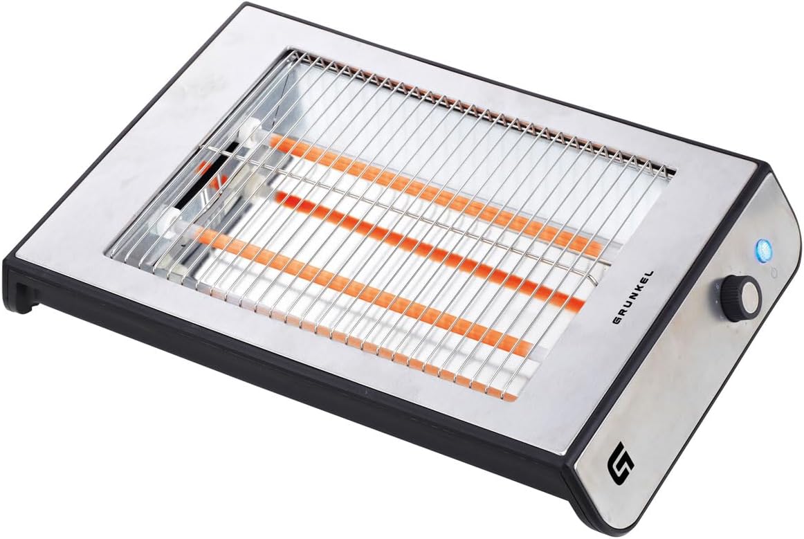 Torradeira Grunkel TSP-INOX/ 600W/ Prata
