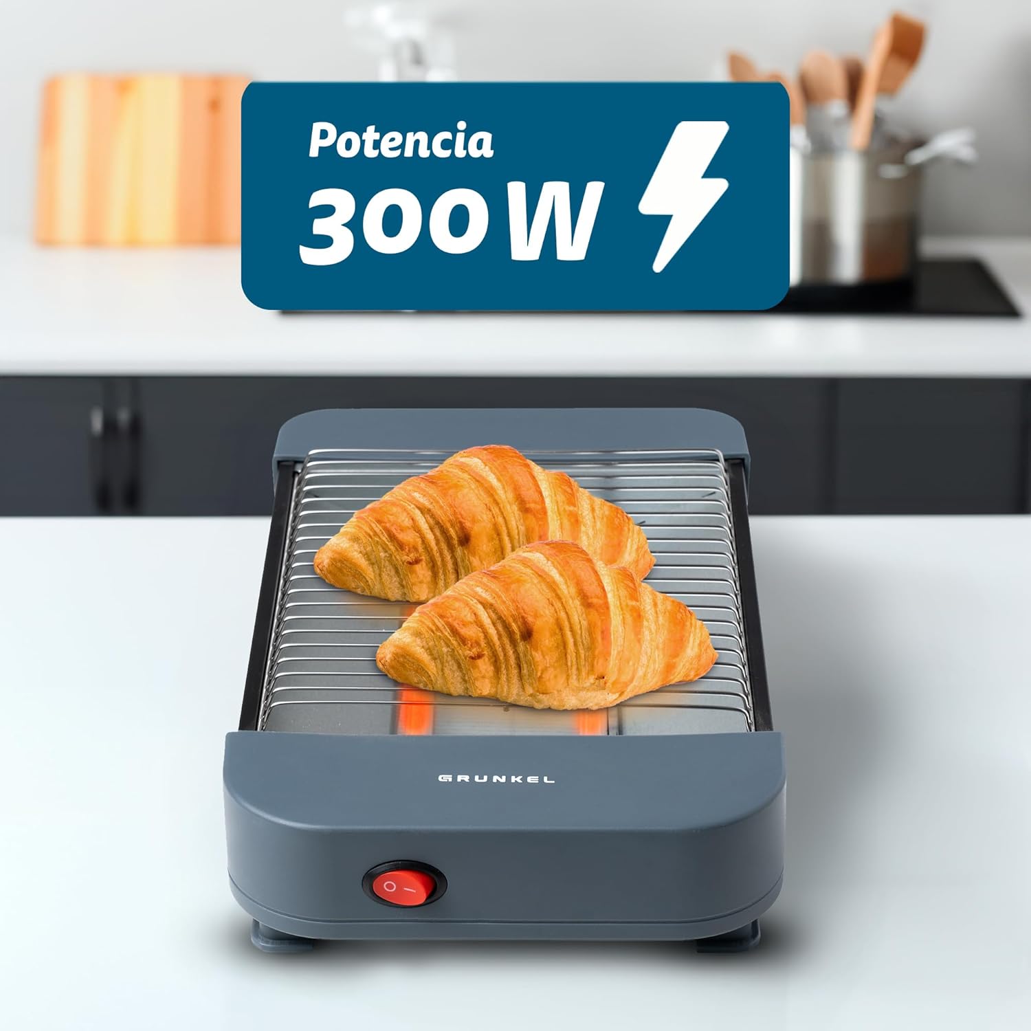 Torradeira Grunkel TSP-MINISIZE/ 300W/ Azul - Imagem 2