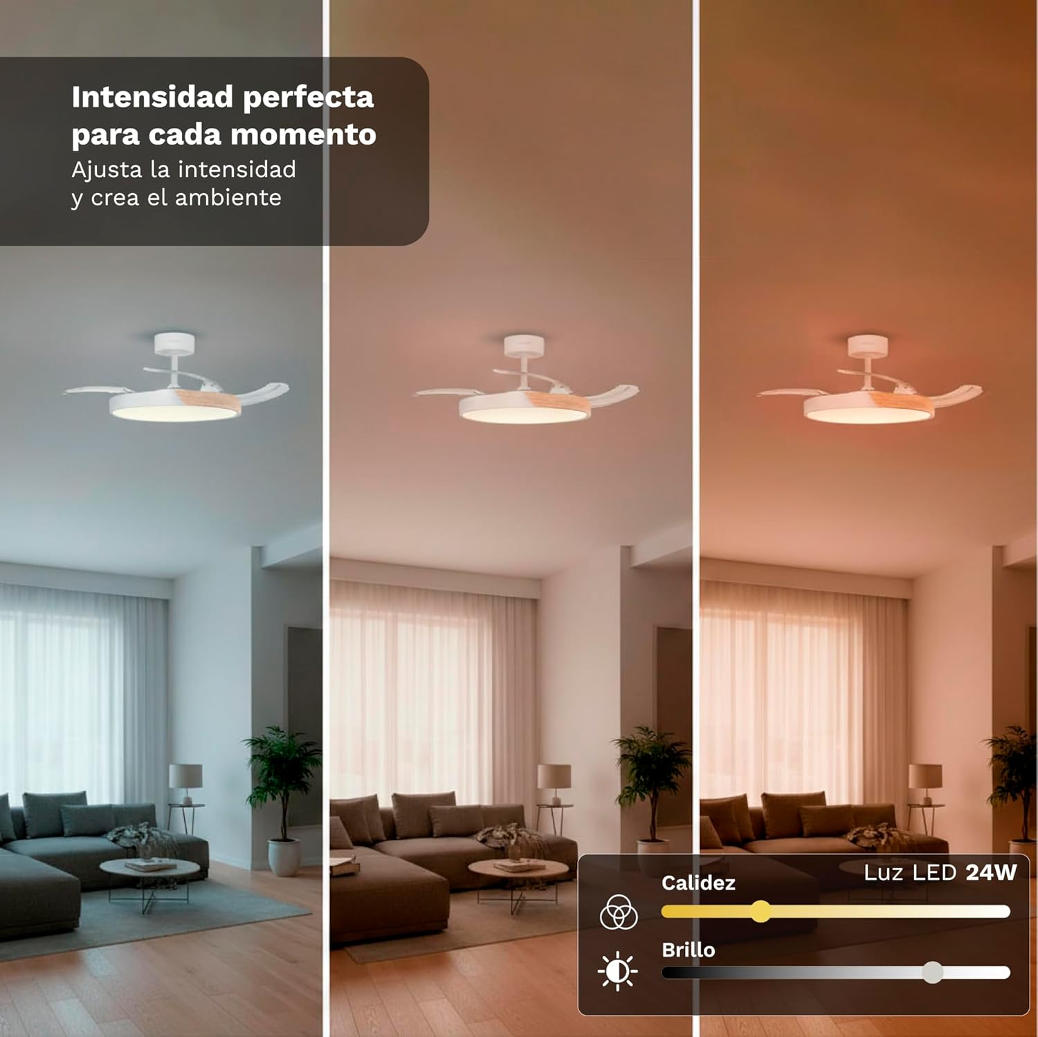 Ventilador de Teto Grunkel SKYDUAL42/ 30W/ 4 Pás 106cm/ 6 Velocidades - Imagem 5