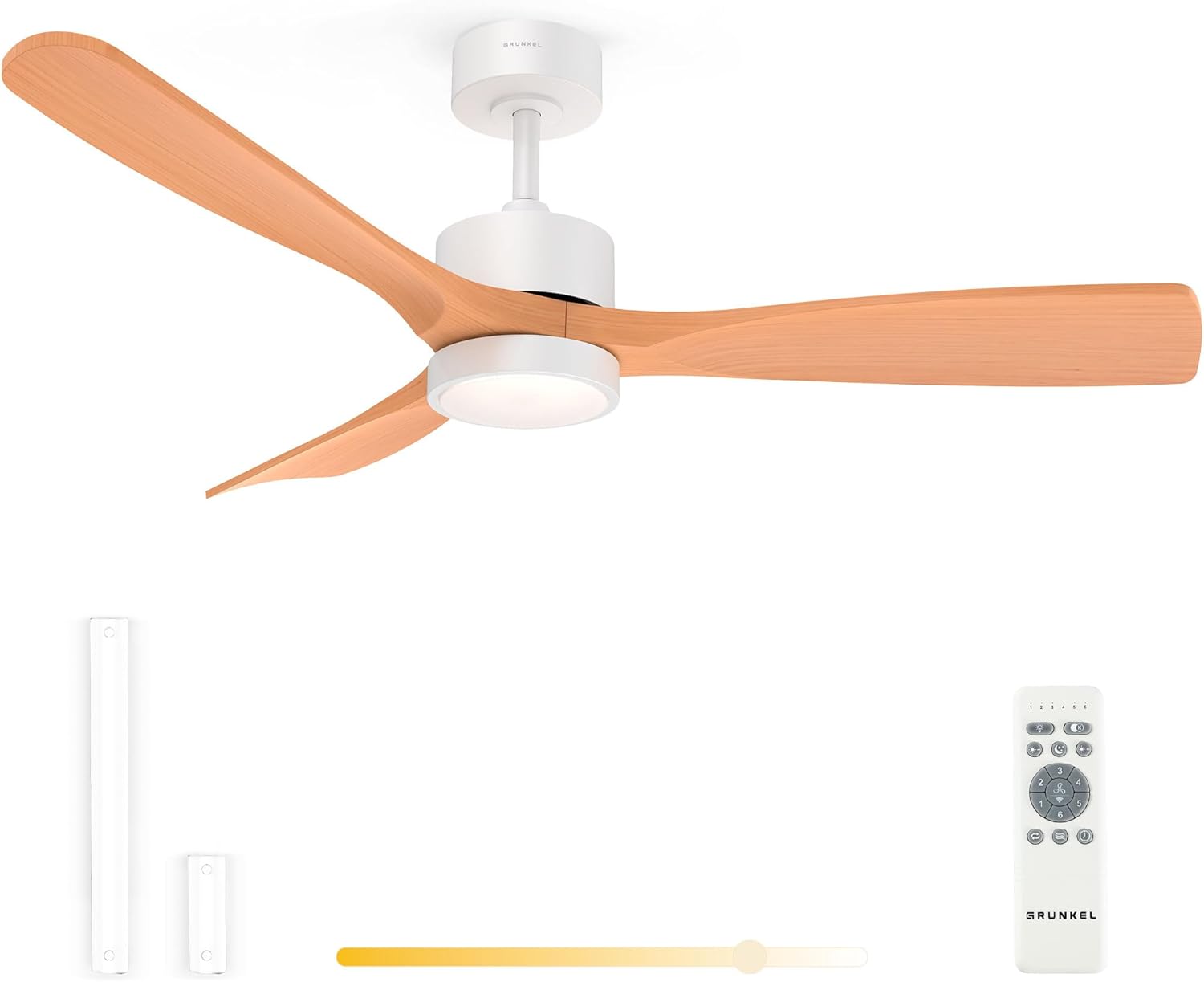Ventilador de Teto Grunkel SKYSTYLE52/ 35W/ 3 Pás 132cm/ 6 Velocidades