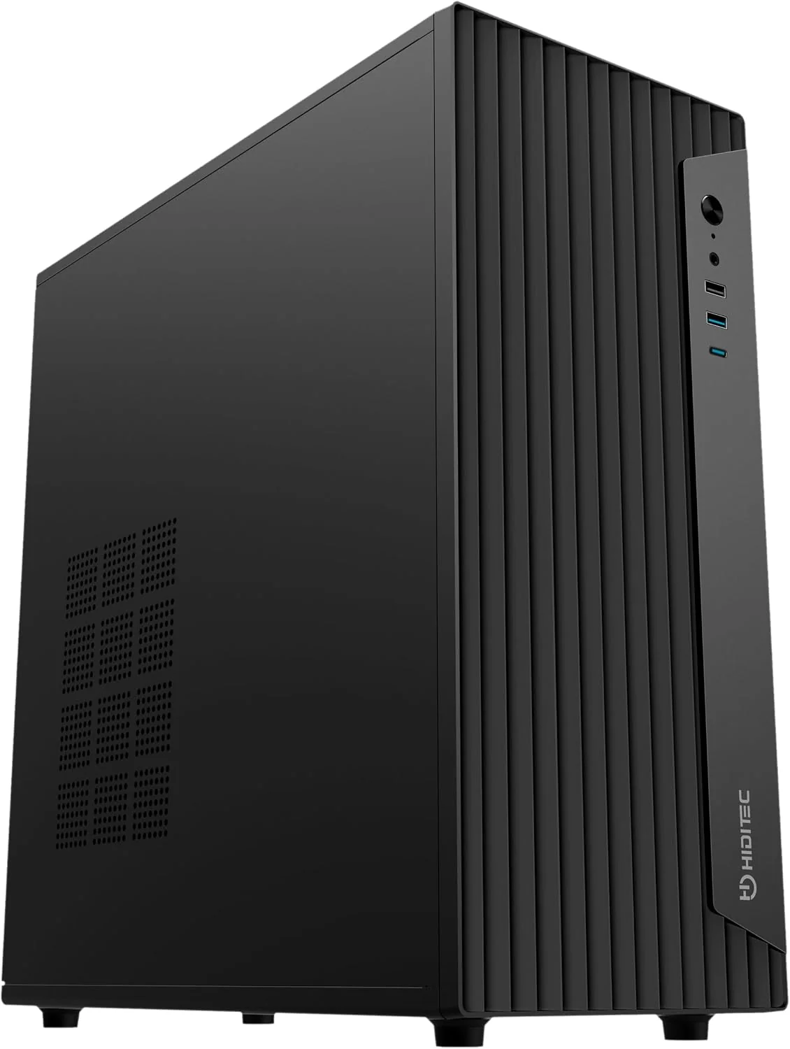 Caixa Semitorre Hiditec Blok Pro USB-C 3.2 USB 3.0 Suporte GPU 350mm Aço SPCC 0.6mm - Imagem 3
