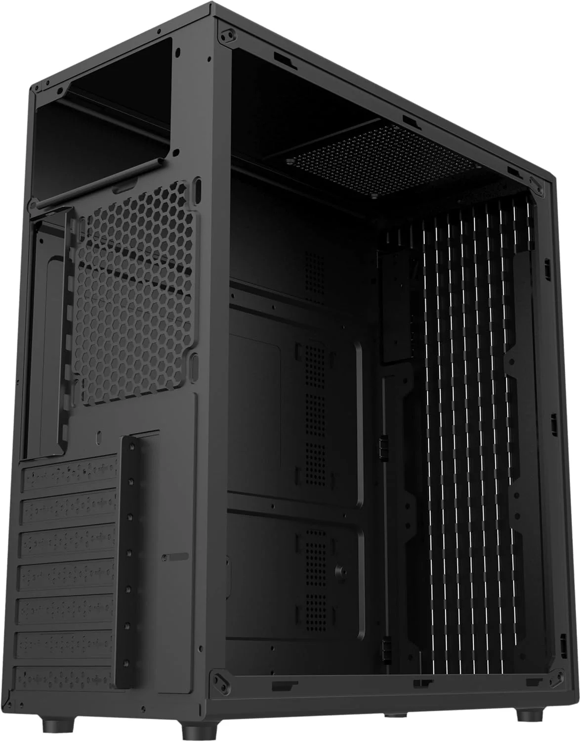 Caixa Semitorre Hiditec Blok Pro USB-C 3.2 USB 3.0 Suporte GPU 350mm Aço SPCC 0.6mm - Imagem 4