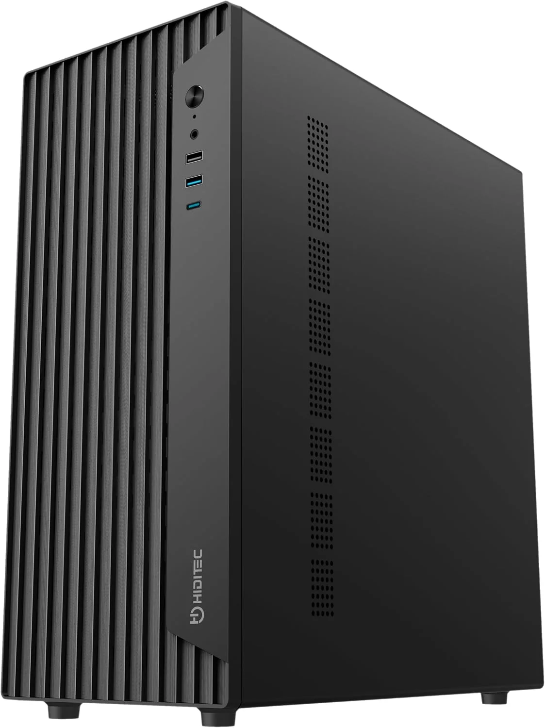 Caixa Semitorre Hiditec Blok Pro USB-C 3.2 USB 3.0 Suporte GPU 350mm Aço SPCC 0.6mm