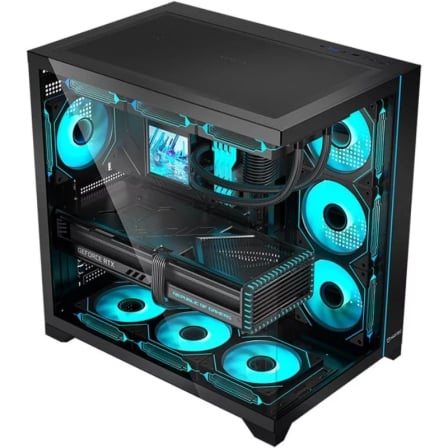 Caixa PC Hiditec H3 Pro Semitorre ATX Micro-ATX ITX Vidro Temperado ARGB - Imagem 2