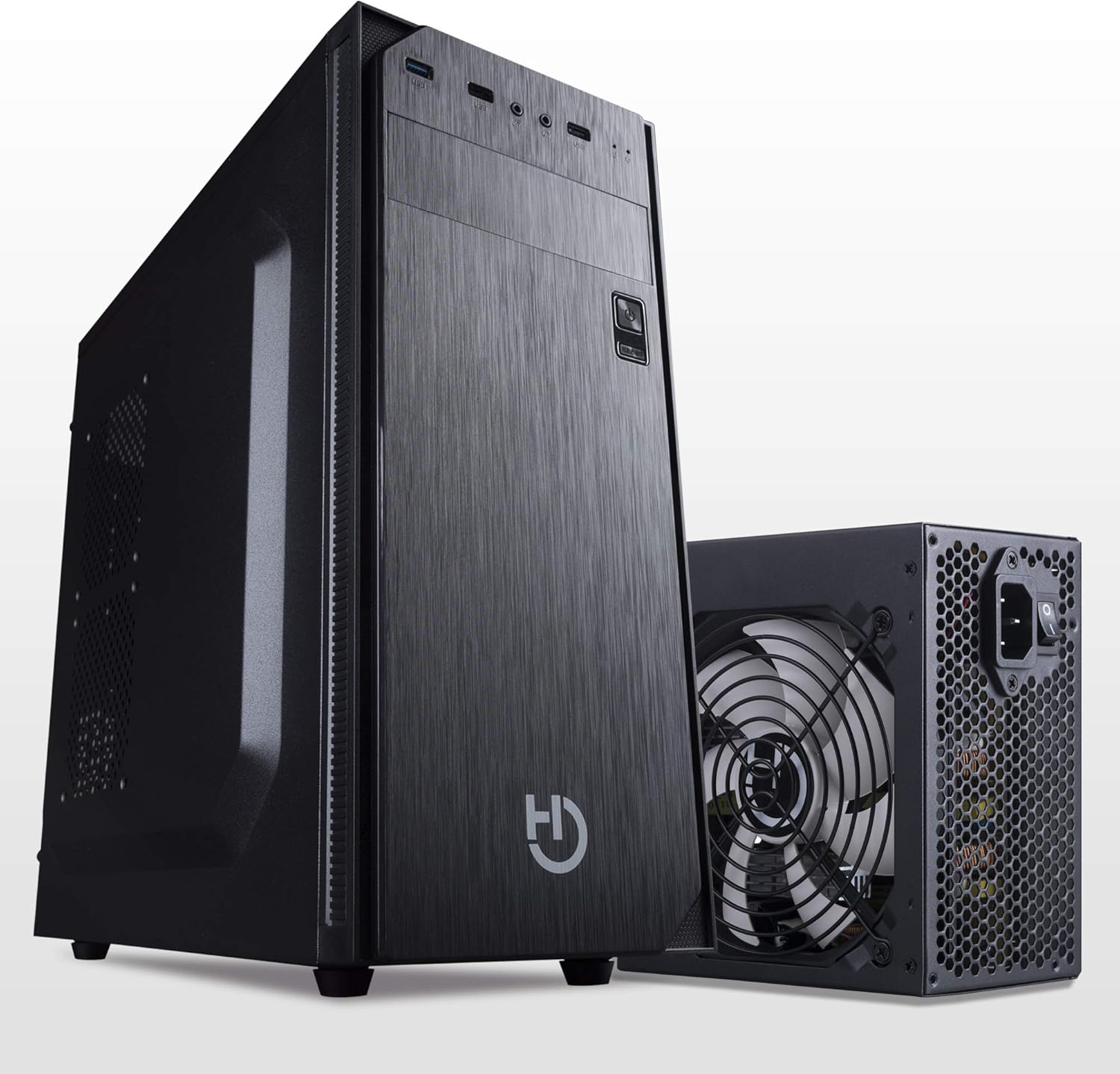 Caixa Semitorre Hiditec KLYP Cha010017 com Fonte 500W