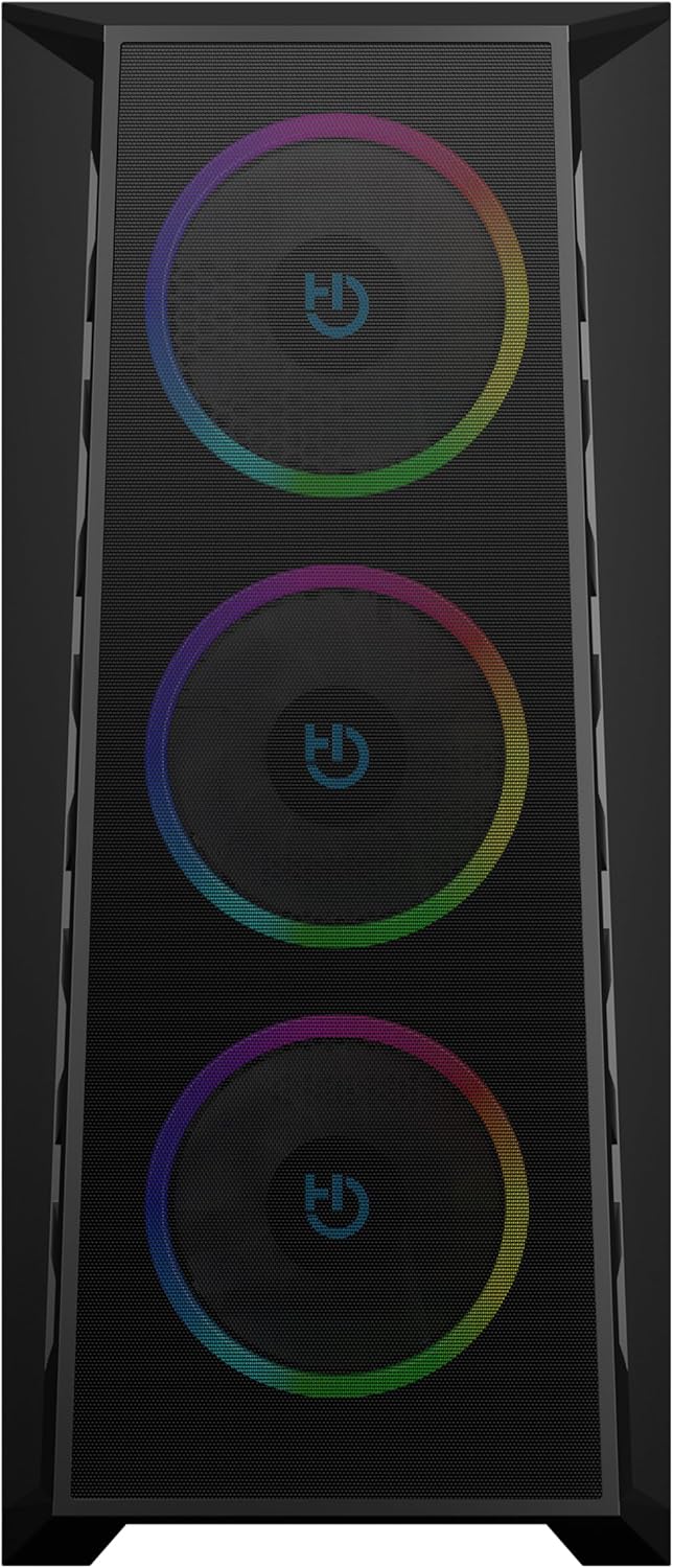 Caixa Gaming Semitorre Hiditec MH12 METAL MESH - Imagem 2