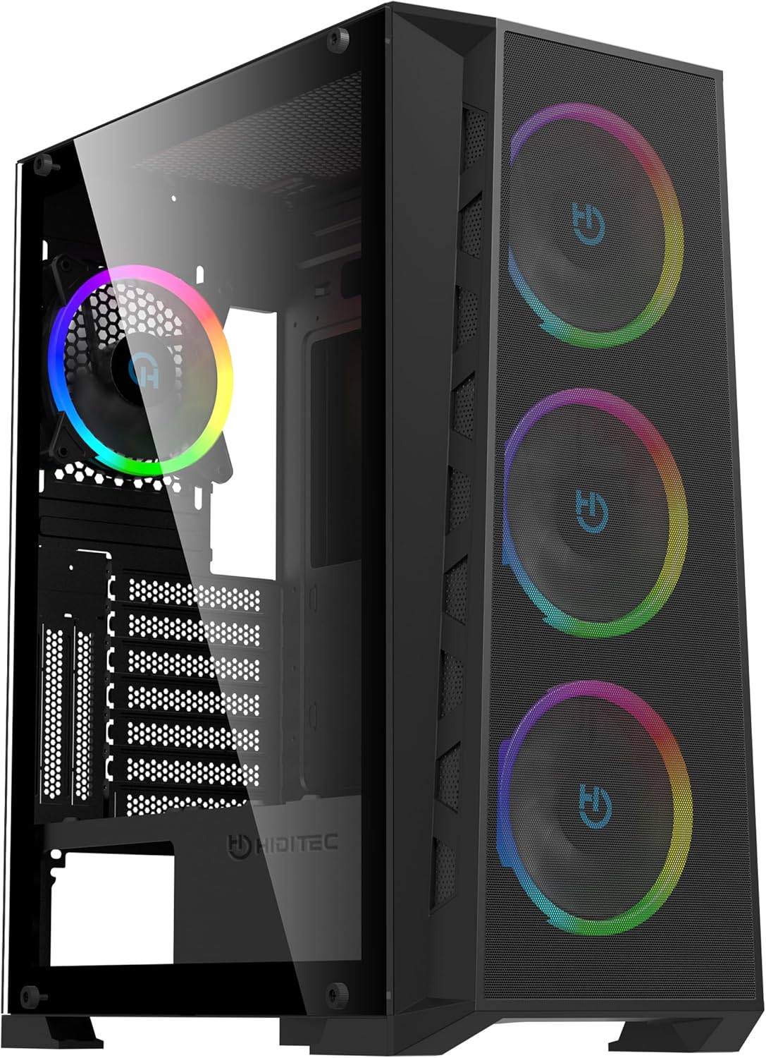 Caixa Gaming Semitorre Hiditec MH12 METAL MESH