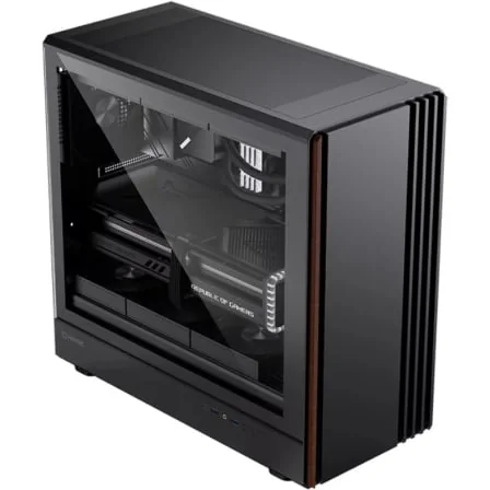 Caixa Gaming Hiditec ORIGIM Semitorre Mesh Madeira 3 Ventoinhas 120mm PWM USB-C Vidro Temperado - Imagem 3