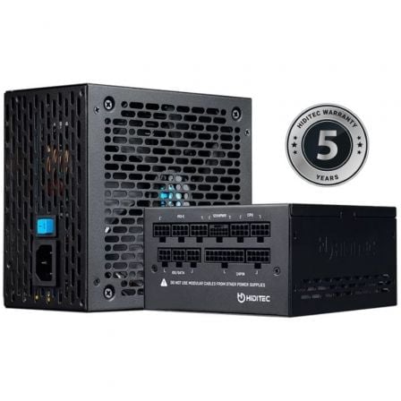 Fonte de Alimentação Hiditec GDX750 V2/ 750W/ Ventoinha 14cm/ ATX 3.0/ PCIe 5.0/ 80 Plus Gold