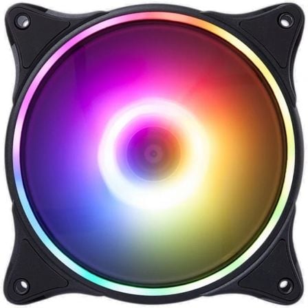 Ventilador Hiditec N18 ARGB/ 12cm/ Preto