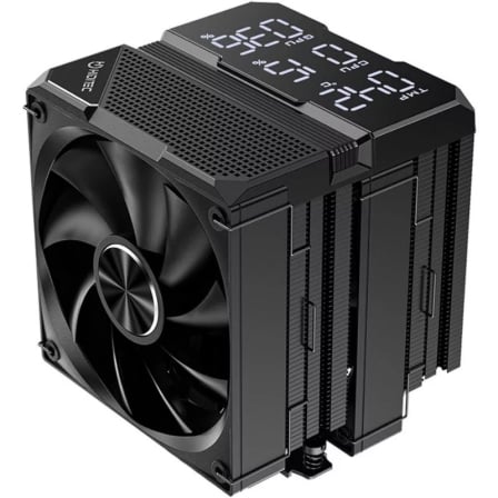 Dissipador de CPU HIDITEC DC40 Pro 12cm 6 Heatpipes com Ecrã Digital RGB e 2 Ventoinhas