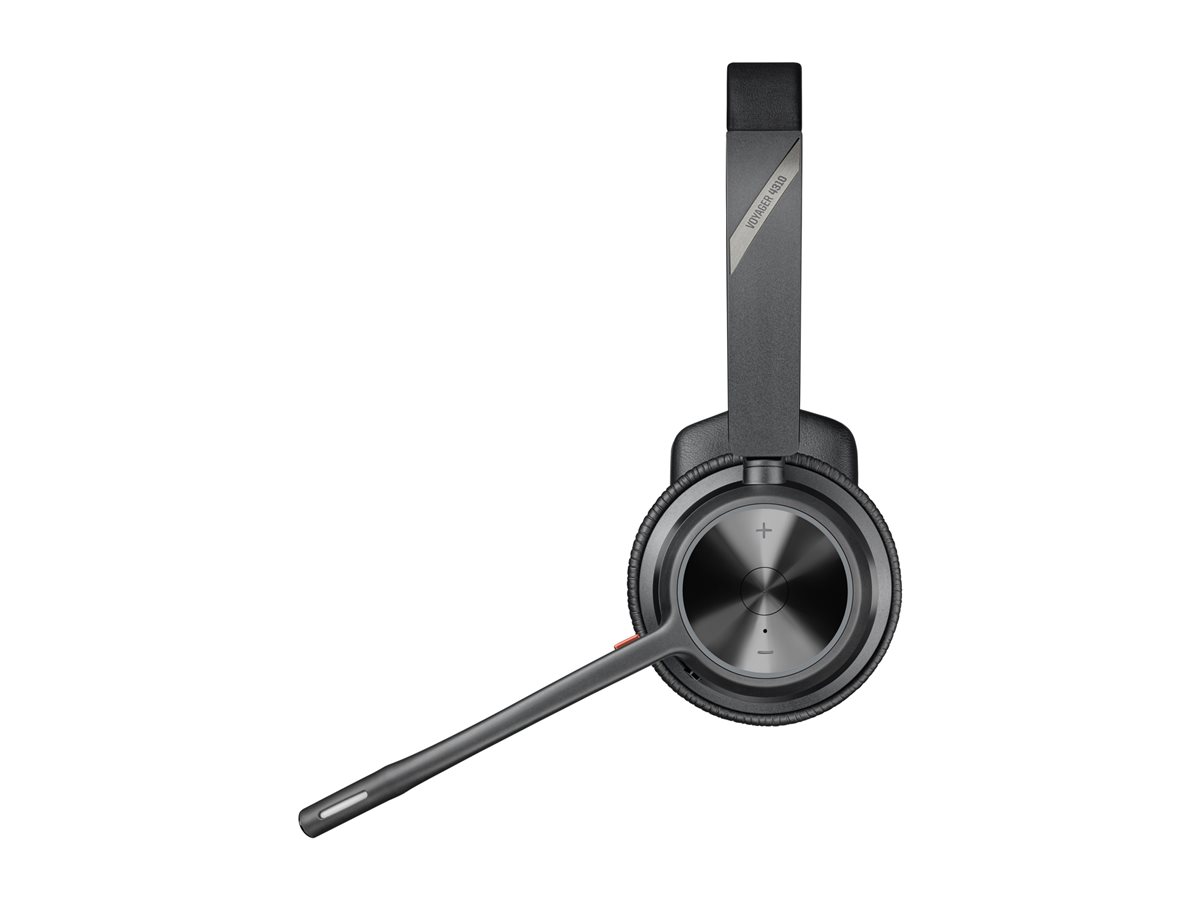 Auricular Sem Fios Poly Voyager 4310 + Adaptador BT700 + Base de Carregamento/ com Microfone/ Bluetooth/ Preto - Imagem 2