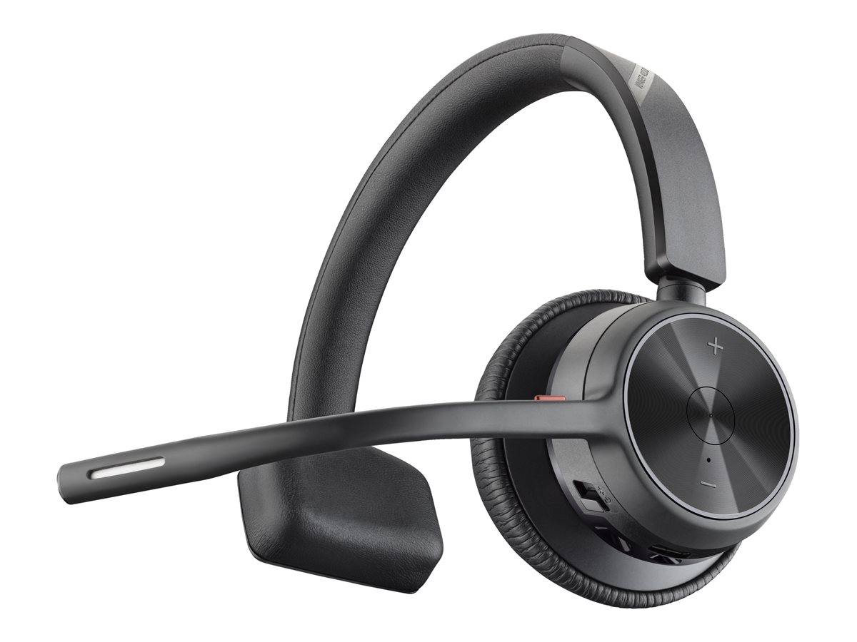Auricular Sem Fios Poly Voyager 4310 + Adaptador BT700 + Base de Carregamento/ com Microfone/ Bluetooth/ Preto - Imagem 5