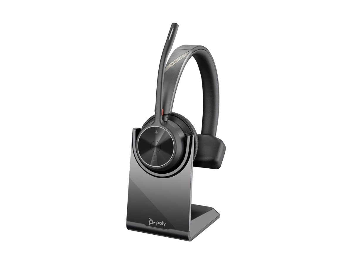 Auricular Sem Fios Poly Voyager 4310 + Adaptador BT700 + Base de Carregamento/ com Microfone/ Bluetooth/ Preto - Imagem 6
