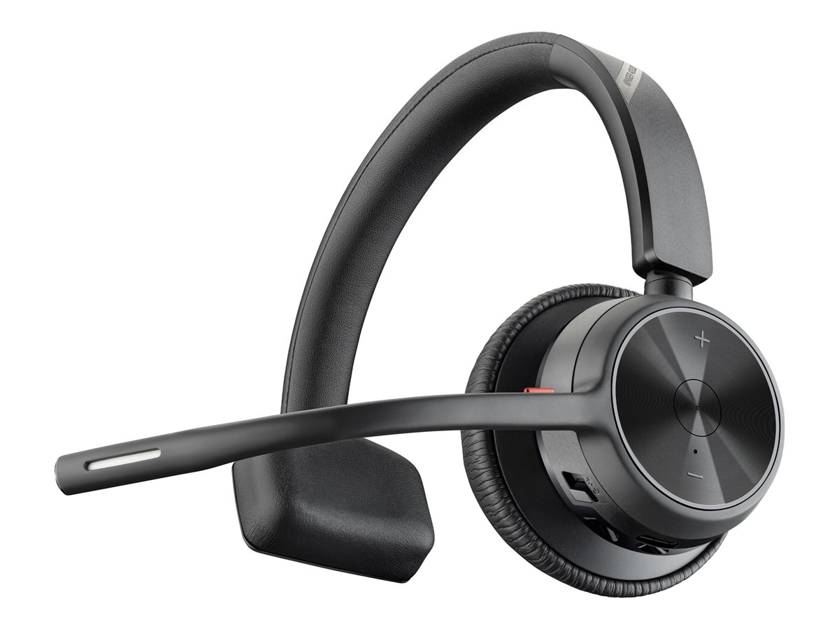 Auricular Sem Fios Poly Voyager 4310 + Adaptador BT700 + Base de Carregamento/ com Microfone/ Bluetooth/ Preto - Imagem 3