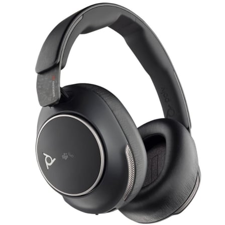 Auriculares Bluetooth Poly Voyager Surround 80 UC ANC com Adaptador USB-C/A Preto