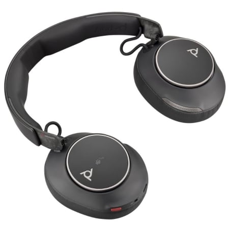 Auriculares Bluetooth Poly Voyager Surround 80 UC ANC com Adaptador USB-C/A Preto - Imagem 3