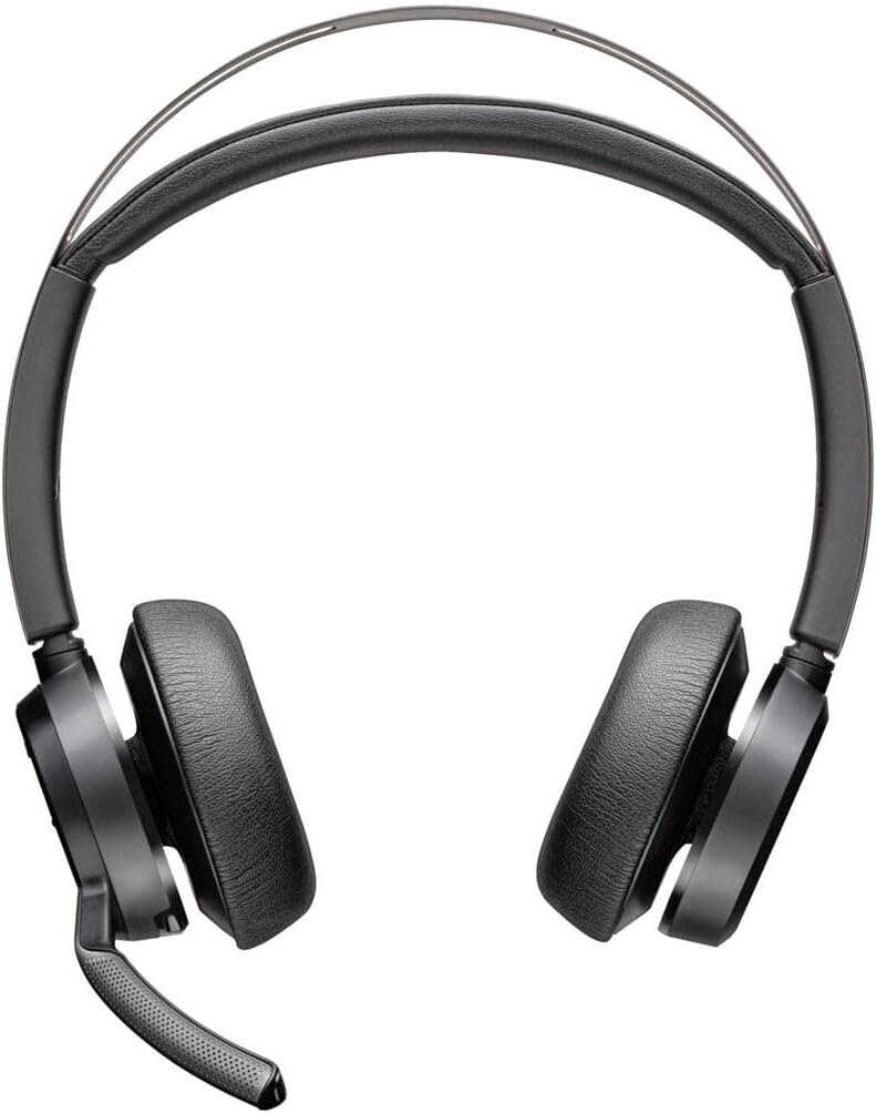 Auscultadores Sem Fios Poly Voyager Focus 2 Microsoft Teams + Adaptador USB-C-A + Suporte de Carga/ com Microfone/ Bluetooth/ Pretos - Imagem 4
