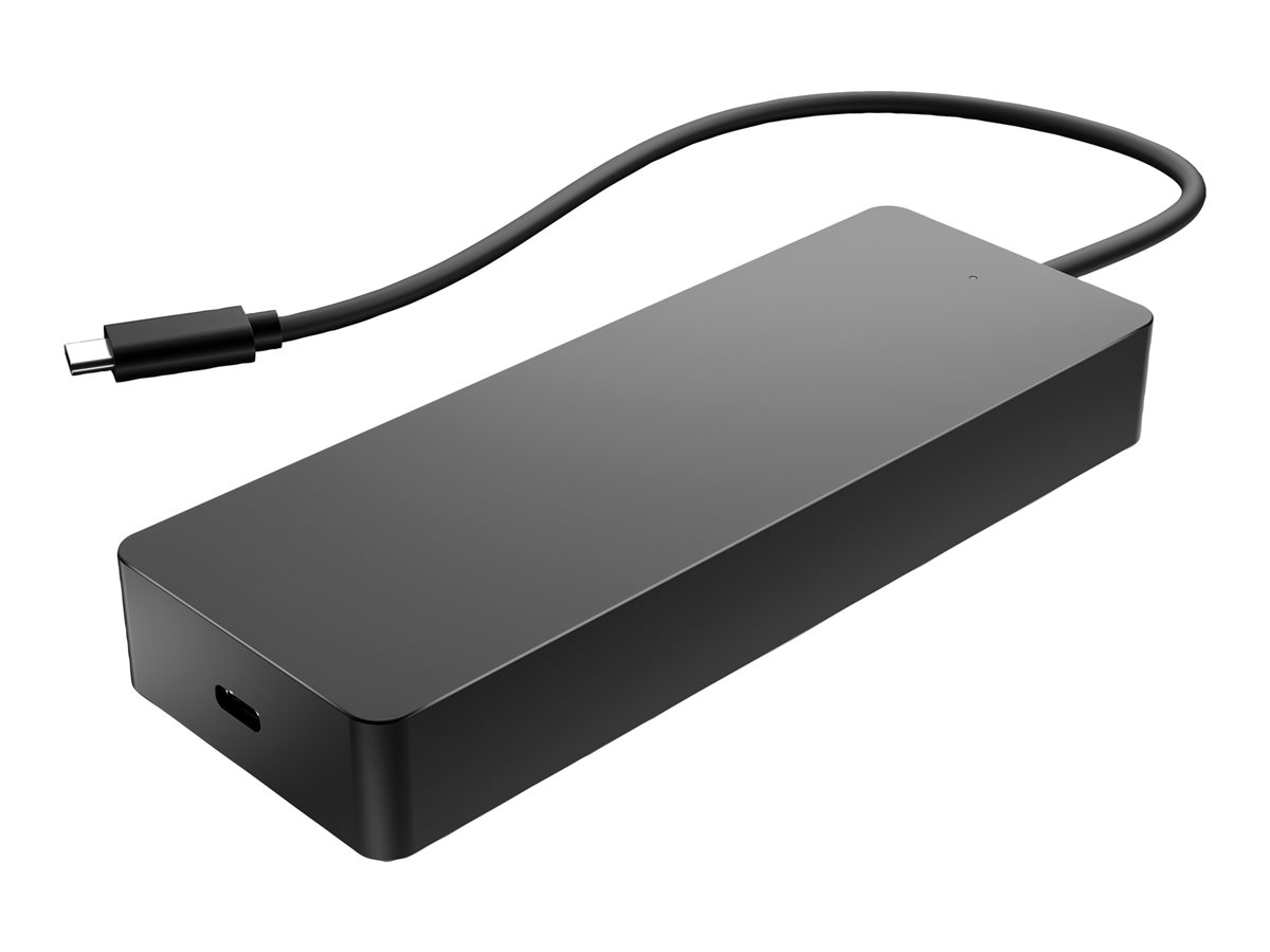 Docking USB Tipo-C HP 50H55UT/ 1xUSB Tipo-C/ 2xUSB/ 1xHDMI 4K/ 1xDisplayPort/ 1xRJ45/ 1xUSB Tipo-C PD/ Preto e Azul - Imagem 4