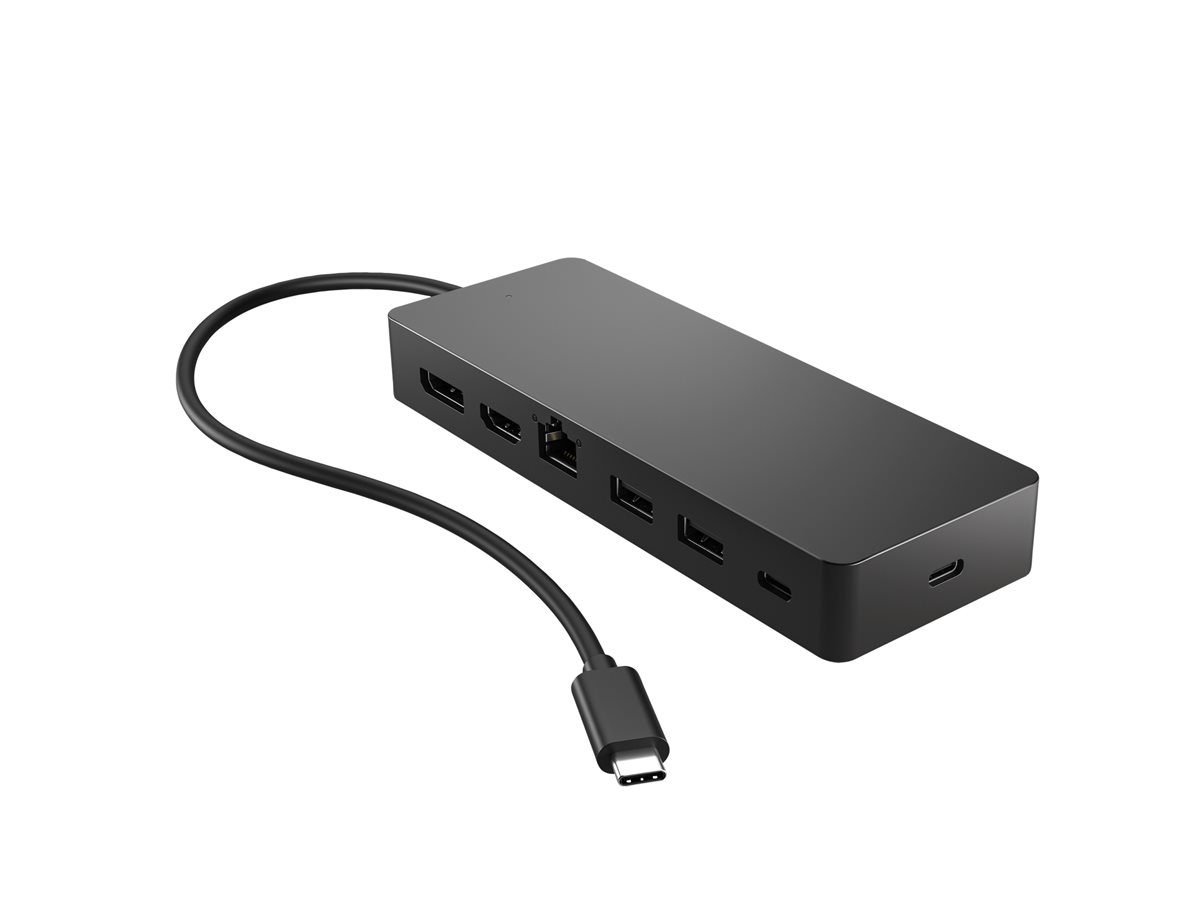 Docking USB Tipo-C HP 50H55UT/ 1xUSB Tipo-C/ 2xUSB/ 1xHDMI 4K/ 1xDisplayPort/ 1xRJ45/ 1xUSB Tipo-C PD/ Preto e Azul - Imagem 8