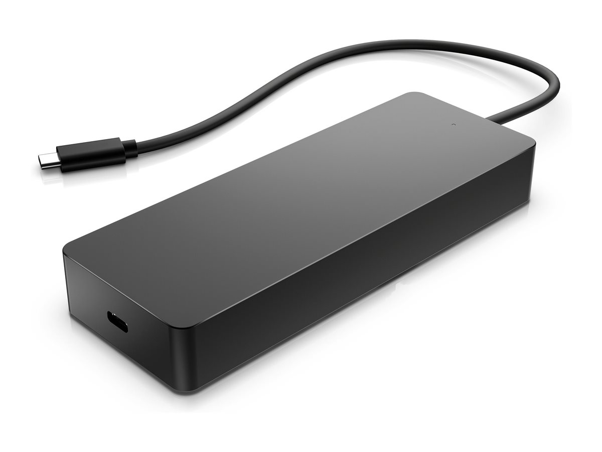 Docking USB Tipo-C HP 50H55UT/ 1xUSB Tipo-C/ 2xUSB/ 1xHDMI 4K/ 1xDisplayPort/ 1xRJ45/ 1xUSB Tipo-C PD/ Preto e Azul - Imagem 9