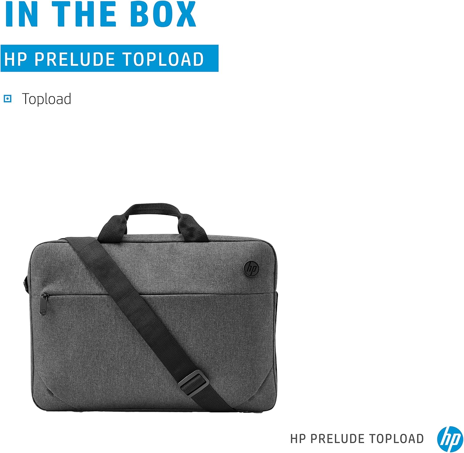 Mala HP Prelude para Portáteis até 15.6"/ Cinza Formato OEM - Imagem 4