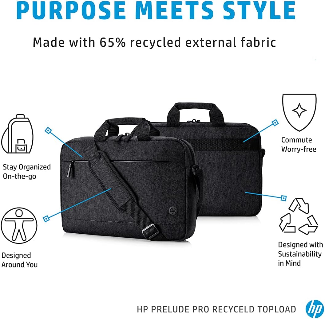 Mala HP Prelude Pro para Portáteis até 15.6"/ Preto - Imagem 3