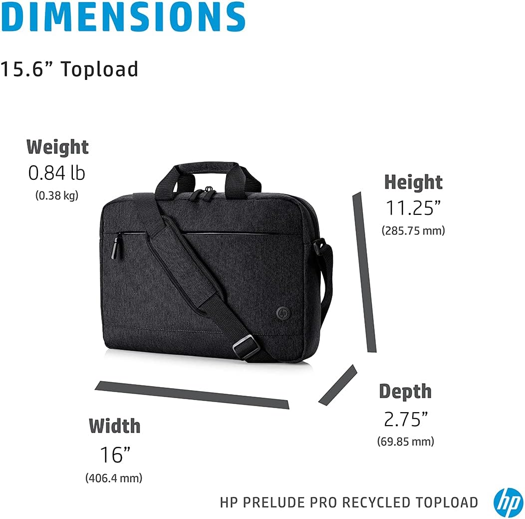 Mala HP Prelude Pro para Portáteis até 15.6"/ Preto - Imagem 4