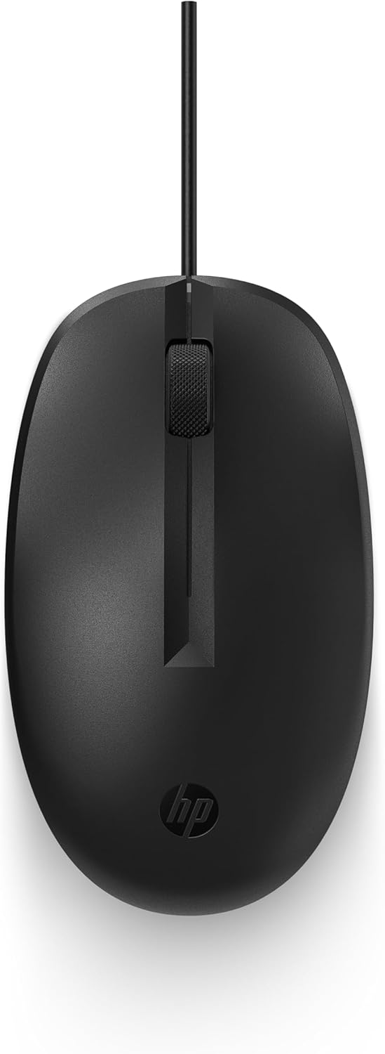 Rato HP 125/ Até 1200 DPI/ Preto - Imagem 3