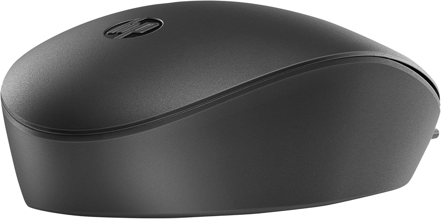 Rato HP 125/ Até 1200 DPI/ Preto - Imagem 2