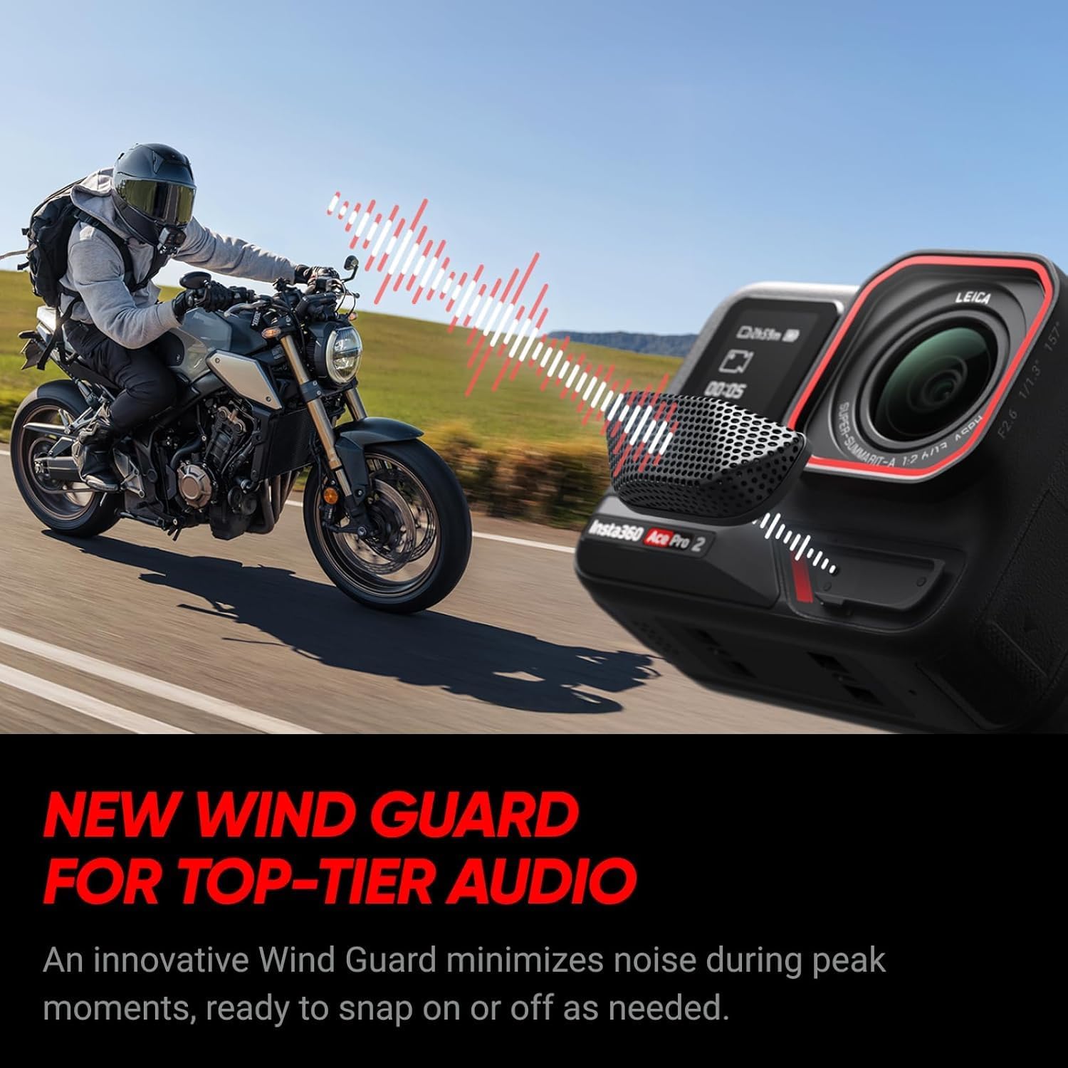 Câmara Digital Desportiva Insta360 Ace Pro Pack de 2 Baterias/ 8K/ Ângulo de visão 180º/ Preta - Imagem 5