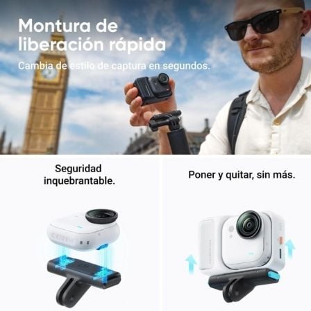 Máquina Fotográfica Digital Desportiva Insta360 GO Ultra Pack Criador/ 4K/ Ângulo de visão 360º/ Preta - Imagem 3