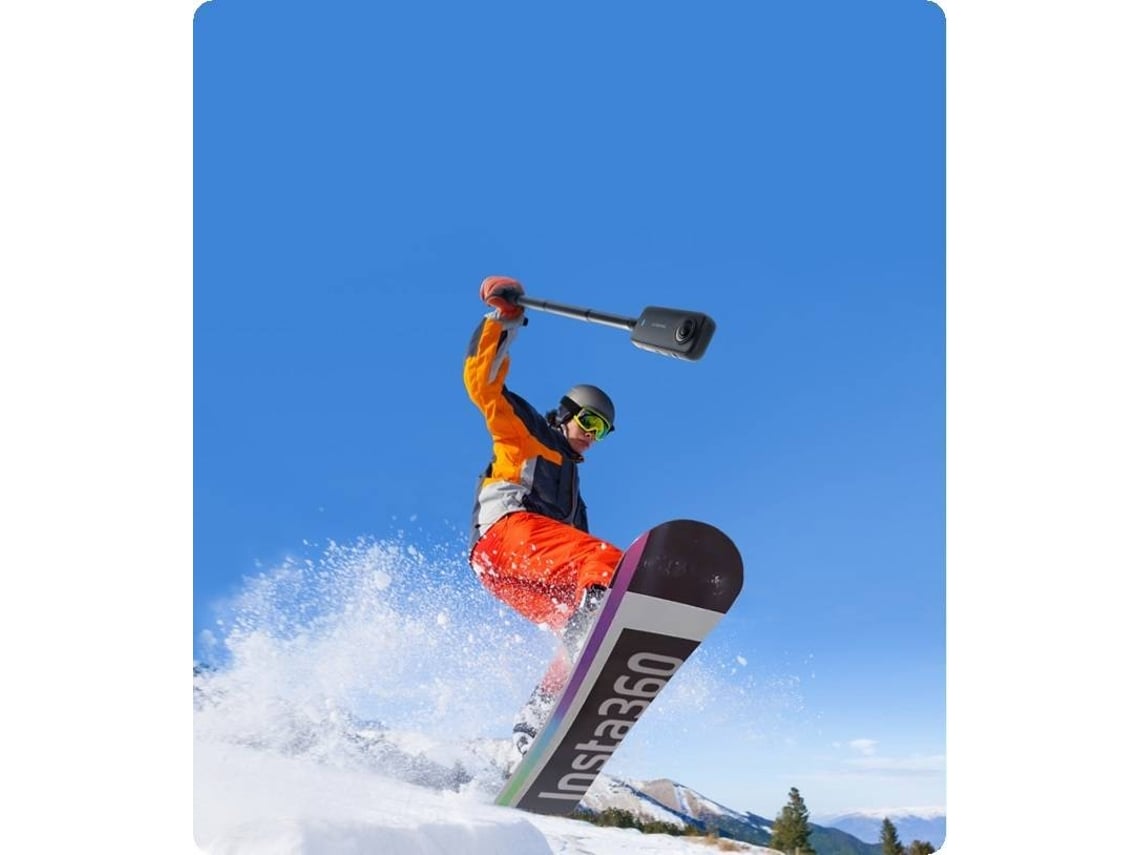 Câmara Digital Desportiva Insta360 X3/ 5.7K/ Ângulo de visão 360º/ Preto - Imagem 12