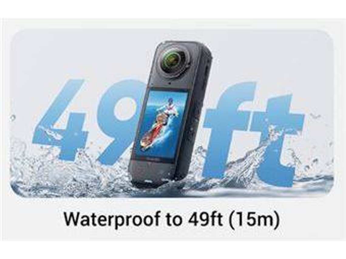 Câmara Digital Desportiva Insta360 X5/ 8K/ Ângulo de visão 360º/ Preta - Imagem 9