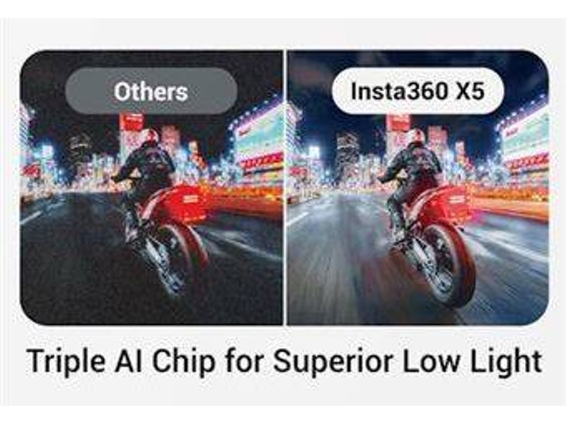 Câmara Digital Desportiva Insta360 X5/ 8K/ Ângulo de visão 360º/ Preta - Imagem 12