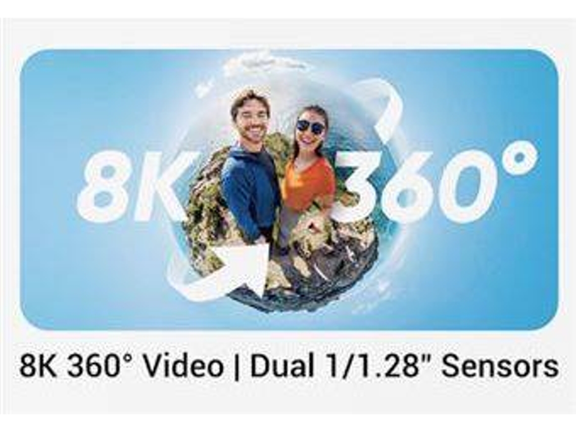 Câmara Digital Desportiva Insta360 X5/ 8K/ Ângulo de visão 360º/ Preta - Imagem 11