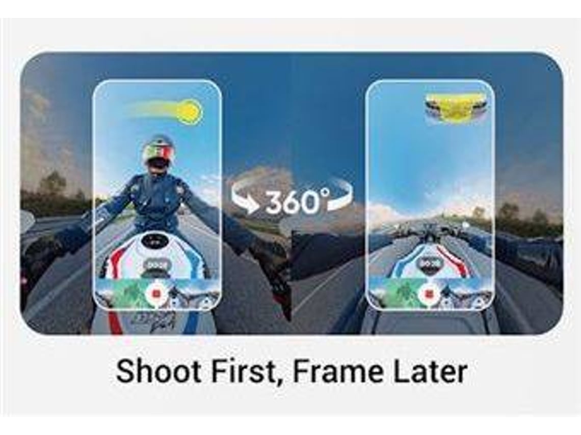 Câmara Digital Desportiva Insta360 X5/ 8K/ Ângulo de visão 360º/ Preta - Imagem 13