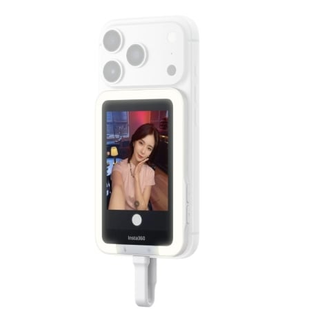 Ecrã Selfie Insta360 Snap com Luz para Smartphone 3.5" Tátil USB-C Branco - Imagem 2