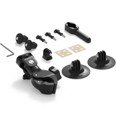 Kit de Suportes para Mota Insta360 com Pinça Universal e Suportes Adesivos Flexíveis 3M - Imagem 3