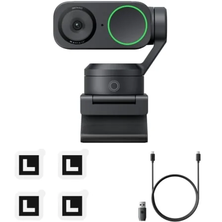 Webcam Insta360 Link 2 4K Ultra HD Sensor 1/2" Seguimento IA e Controlo por Gestos - Imagem 5