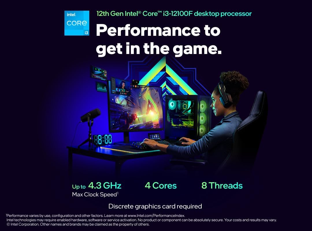 Processador Intel Core i3-12100F 3.30GHz Socket 1700 - Imagem 5